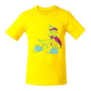 футболка детская roller skates, желтая