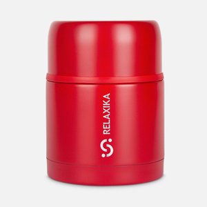 термос для еды relaxika 500, красный