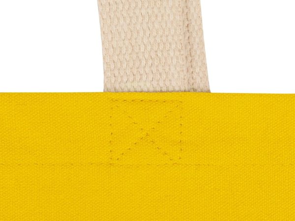 Сумка для шопинга «Steady» хлопковая с парусиновыми ручками, 260 г/м2 - Сумка для шопинга «Steady» хлопковая с парусиновыми ручками, 260 г/м2