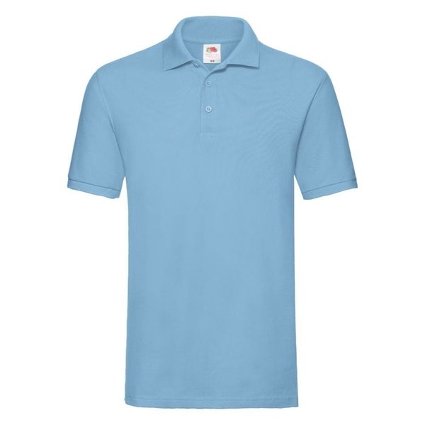 Поло мужское PREMIUM POLO 180 - Поло "Premium Polo", небесно-голубой_2XL, 100% х/б, 180 г/м2