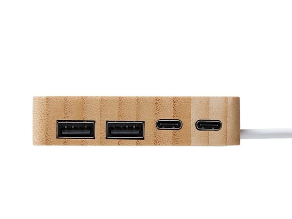 USB-хаб «Memo», 2*USB, 2*Type C - USB-хаб «Memo», 2*USB, 2*Type C