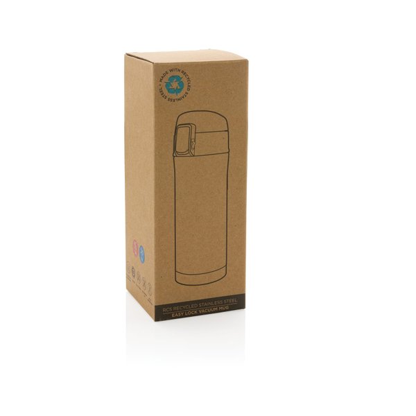 Термокружка Easy Lock из переработанной нержавеющей стали RCS, 300 мл - Термокружка Easy Lock из переработанной нержавеющей стали RCS, 300 мл