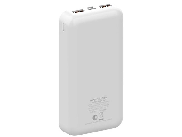 Портативный внешний аккумулятор «SM», 20000 mAh - Портативный внешний аккумулятор «SM», 20000 mAh