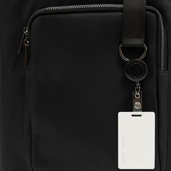 Шоппер Superbag Pocket, с внутренним креплением (карабин) и чехлом для мелочей - Шоппер Superbag Pocket, с внутренним креплением (карабин) и чехлом для мелочей (черный)