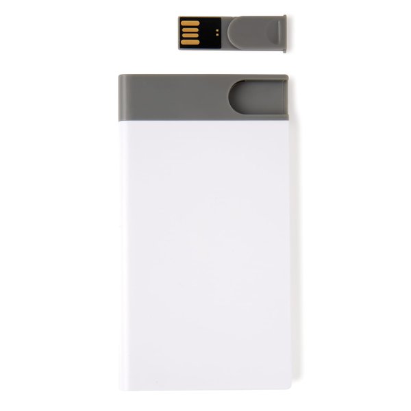 Зарядное устройство с USB–флешкой на 8 ГБ, 2500 mAh - Зарядное устройство с USB–флешкой на 8 ГБ, 2500 mAh