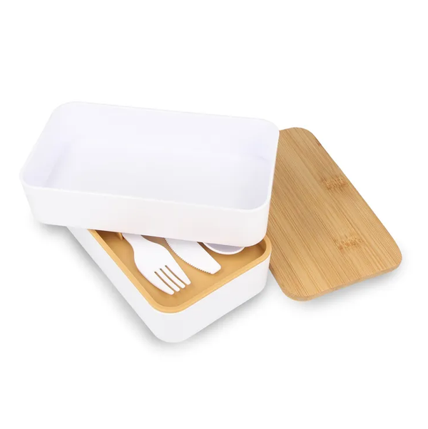 Ланчбокс Bento из ПП и бамбука - Ланчбокс Bento из ПП и бамбука