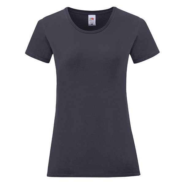 Футболка женская LADIES ICONIC 145 - Футболка "Ladies Iconic", темно-синий, S, 100% хлопок, 150г/м2