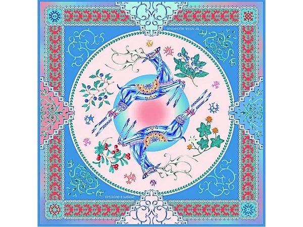 Платок «Северное сияние» - Платок «Северное сияние»