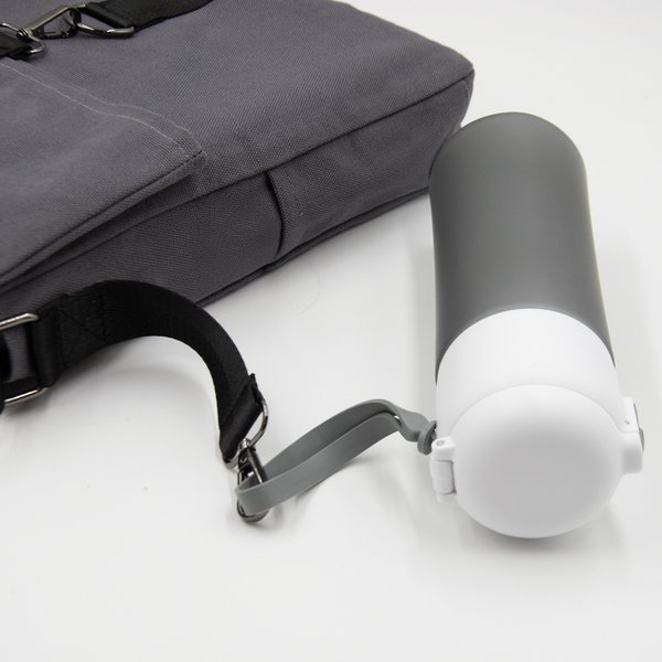 Шоппер Superbag Companion, с тремя отделениями, боковым креплением (карабин) и карманом - Шоппер Superbag Companion, с тремя отделениями, боковым креплением (карабин) и карманом (серый с черным)