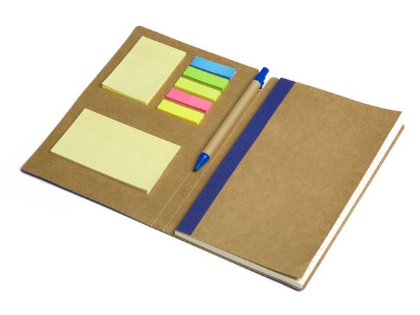 Блокнот А5 «Write and stick» с ручкой и набором стикеров - Блокнот А5 «Write and stick» с ручкой и набором стикеров