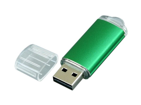 USB 2.0- флешка на 4 Гб с прозрачным колпачком - USB 2.0- флешка на 4 Гб с прозрачным колпачком