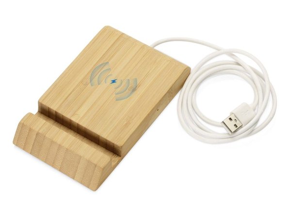 Подарочный набор с БЗУ и внешним аккумулятором «Bamboo Set» - Подарочный набор с БЗУ и внешним аккумулятором «Bamboo Set»