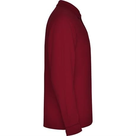 Футболка поло ESTRELLA L/S мужская - Футболка поло ESTRELLA L/S мужская, ГРАНАТОВЫЙ L