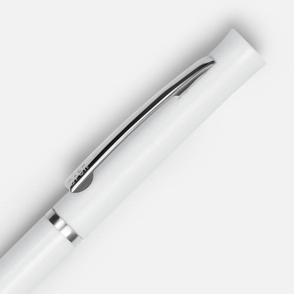 Ручка шариковая Euro Chrome, белая