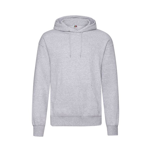 Толстовка с начесом CLASSIC HOODED SWEAT 280 - Толстовка "Classic Hooded Sweat", серый меланж_2XL, 80% х/б, 20% п/э, 280 г/м2