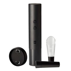 винный набор huohou electric wine bottle opener 4 in 1, черный