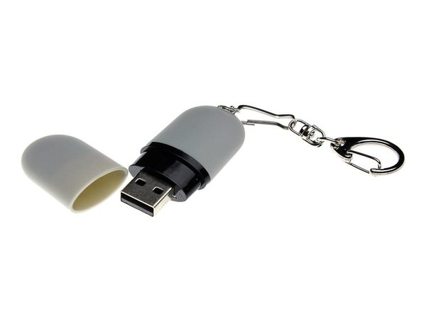 USB 2.0- флешка «Goutte Soft-touch» на 32 Гб каплевидной формы - USB 2.0- флешка «Goutte Soft-touch» на 32 Гб каплевидной формы