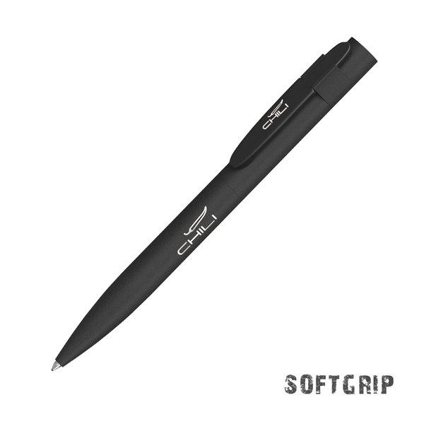 Ручка шариковая "Lip SOFTGRIP" - Ручка шариковая "Lip SOFTGRIP" черный