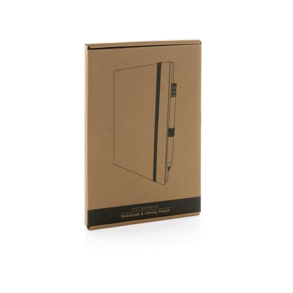 Блокнот с вечным карандашом Bamboo FSC® - Блокнот с вечным карандашом Bamboo FSC®