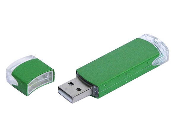 USB 3.0- флешка промо на 128 Гб прямоугольной классической формы - USB 3.0- флешка промо на 128 Гб прямоугольной классической формы