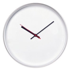 часы настенные chronotop, серебристые
