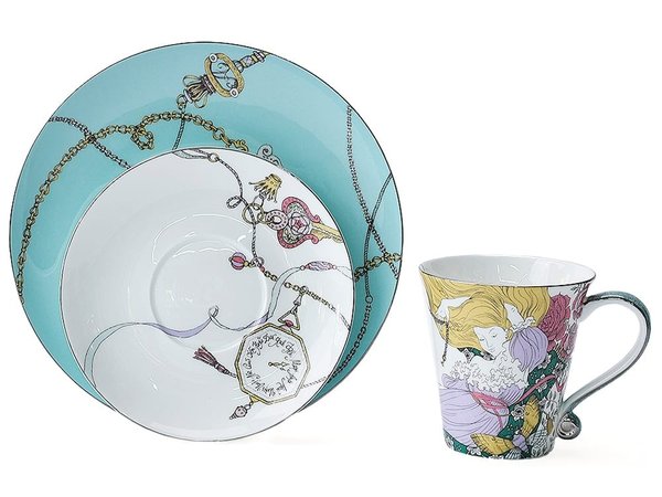 Набор чашка и блюдце «TEA SET ALICE» - Набор чашка и блюдце «TEA SET ALICE»