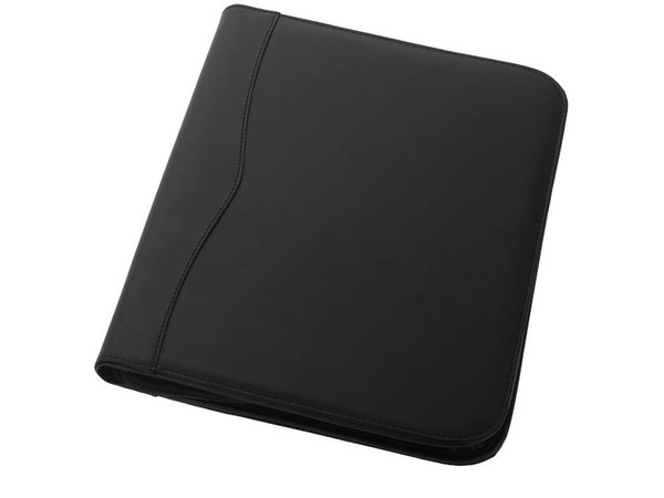 Папка А4 «Ebony» на молнии - Папка А4 «Ebony» на молнии