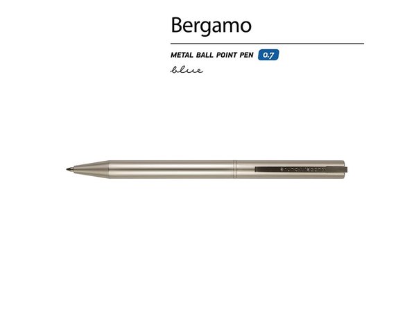 Ручка металлическая шариковая «Bergamo» - Ручка металлическая шариковая «Bergamo»