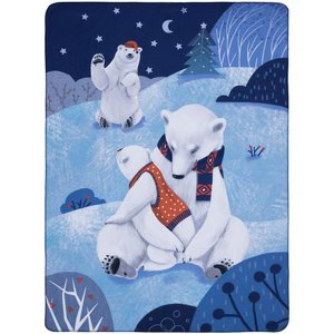 флисовый плед wintart bear