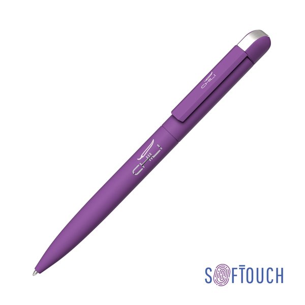Ручка шариковая "Jupiter", покрытие soft touch - Ручка шариковая "Jupiter", покрытие soft touch фиолетовый