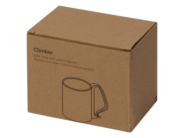 Стальная кружка с двойными стенками «Climber» - Стальная кружка с двойными стенками «Climber»