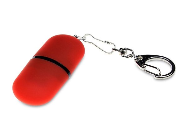 USB 2.0- флешка «Goutte Soft-touch» на 128 Гб каплевидной формы - USB 2.0- флешка «Goutte Soft-touch» на 128 Гб каплевидной формы