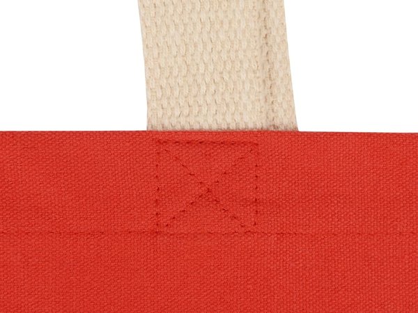 Сумка для шопинга «Steady» хлопковая с парусиновыми ручками, 260 г/м2 - Сумка для шопинга «Steady» хлопковая с парусиновыми ручками, 260 г/м2