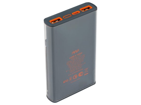 Внешний аккумулятор «CORE X», 10000 mAh - Внешний аккумулятор «CORE X», 10000 mAh