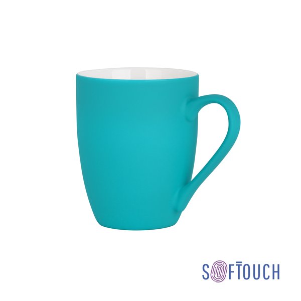 Кружка "Trend", покрытие soft touch - Кружка "Trend", покрытие soft touch бирюзовый