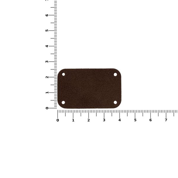 Лейбл Eta Nubuck, S, темно-коричневый