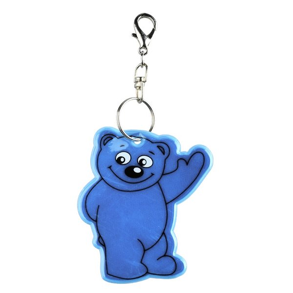 Светоотражающий брелок Beary, синий - Светоотражающий брелок Beary, синий