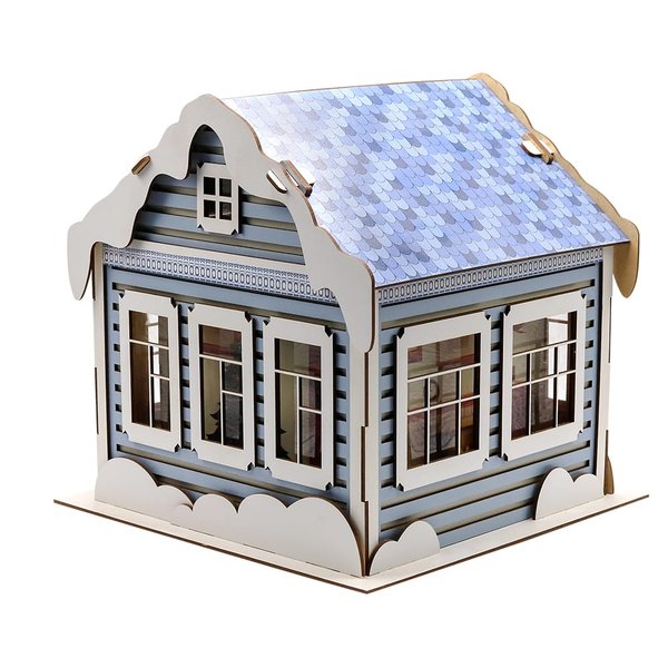 Новогодний дом - упаковка новогодняя из дерева - Новогодний дом - упаковка новогодняя из дерева