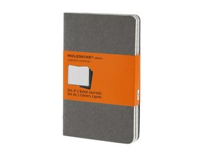 набор записных книжек cahier, pocket (в линейку), а6, 3 шт