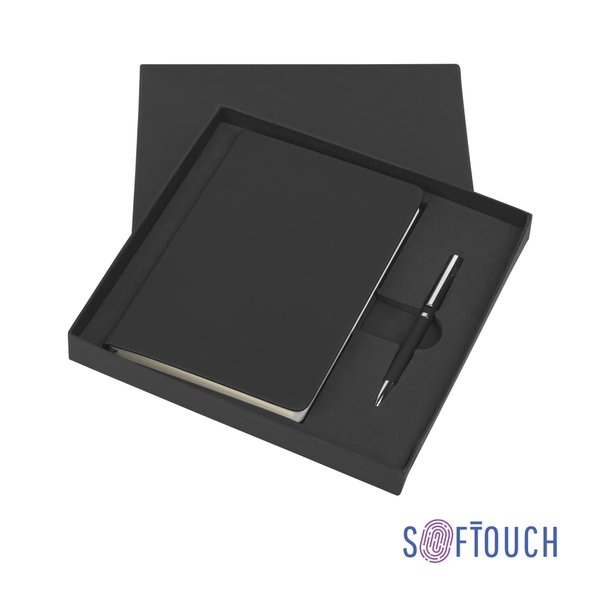 Набор подарочный "Неаполь", покрытие soft touch - Набор подарочный "Неаполь", покрытие soft touch черный