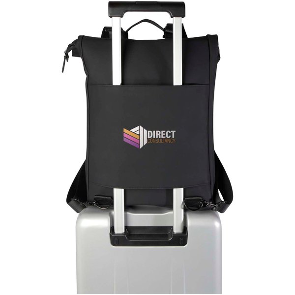 Рюкзак для ноутбука с верхним клапаном Turner 15.6" GRS из переработанных материалов, 12 л - Рюкзак для ноутбука с верхним клапаном Turner 15.6" GRS из переработанных материалов, 12 л