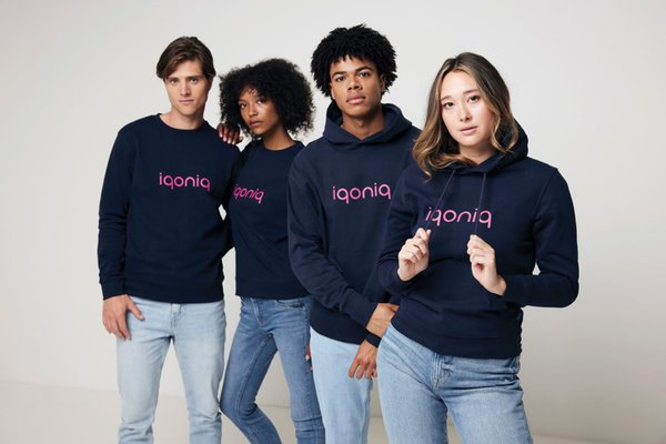 Худи Iqoniq Jasper из переработанного хлопка, унисекс, 340 г/м² - Худи Iqoniq Jasper из переработанного хлопка, унисекс, 340 г/м²