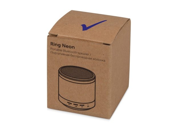 Портативная колонка «Ring neon» с подсветкой корпуса - Портативная колонка «Ring neon» с подсветкой корпуса