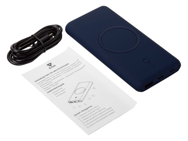 Внешний беспроводной аккумулятор c QC/PD «Reload», 10000 mAh - Внешний беспроводной аккумулятор c QC/PD «Reload», 10000 mAh