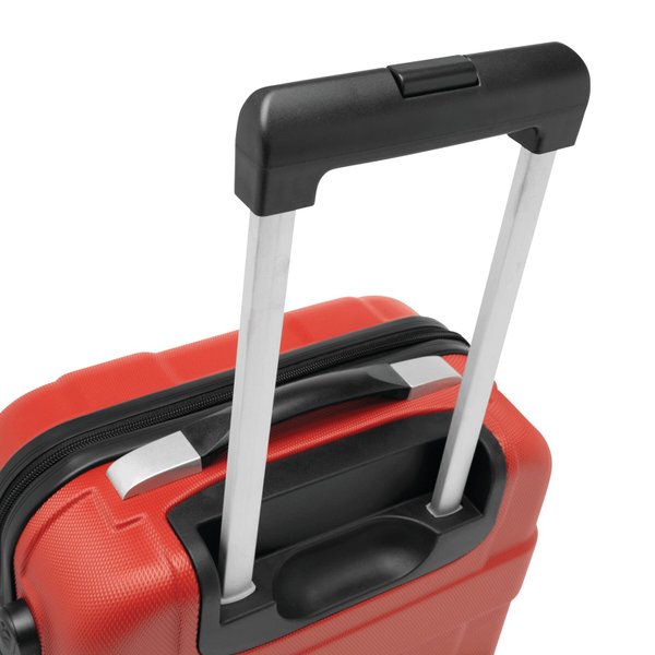 Чемодан-тележка MONZA, красный - Чемодан-тележка MONZA, красный