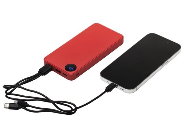 Внешний аккумулятор «Mild», металлик soft-touch, 10 000 mAh - Внешний аккумулятор «Mild», металлик soft-touch, 10 000 mAh