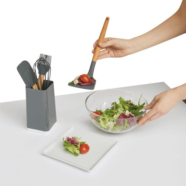 Набор кухонных принадлежностей из 5 предметов COOKING TOOLS, серый - Набор кухонных принадлежностей из 5 предметов COOKING TOOLS, серый