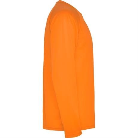 Спортивная футболка MONTECARLO L/S мужская - Спортивная футболка MONTECARLO L/S мужская, ФЛУОРЕСЦЕНТНЫЙ ОРАНЖЕВЫЙ S