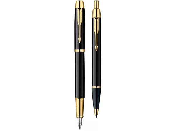 Набор Parker «IM Core Black GT»: ручка шариковая, ручка перьевая - Набор Parker «IM Core Black GT»: ручка шариковая, ручка перьевая
