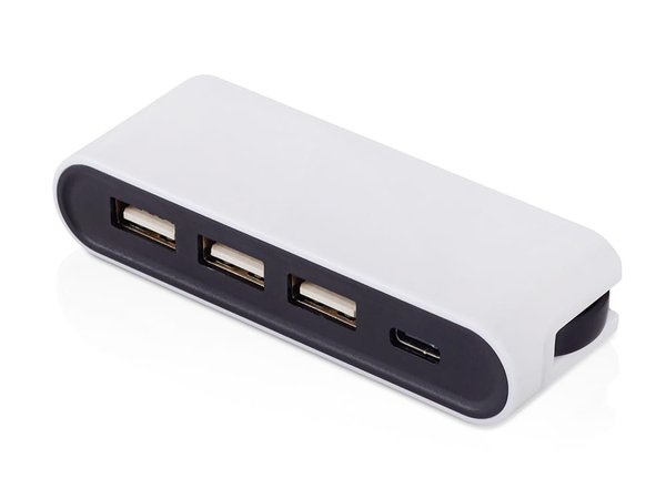 USB-хаб «Hubix» с коннектором 2-в-1 USB-C и USB-A, 2.0 - USB-хаб «Hubix» с коннектором 2-в-1 USB-C и USB-A, 2.0